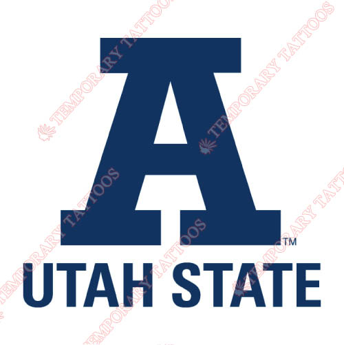 Utah State Aggies Customize Temporary Tattoos Stickers NO.6743